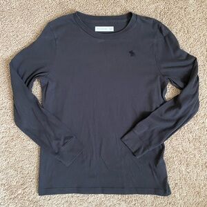Abercrombie Kids boys charcoal long sleeve tee 11/12